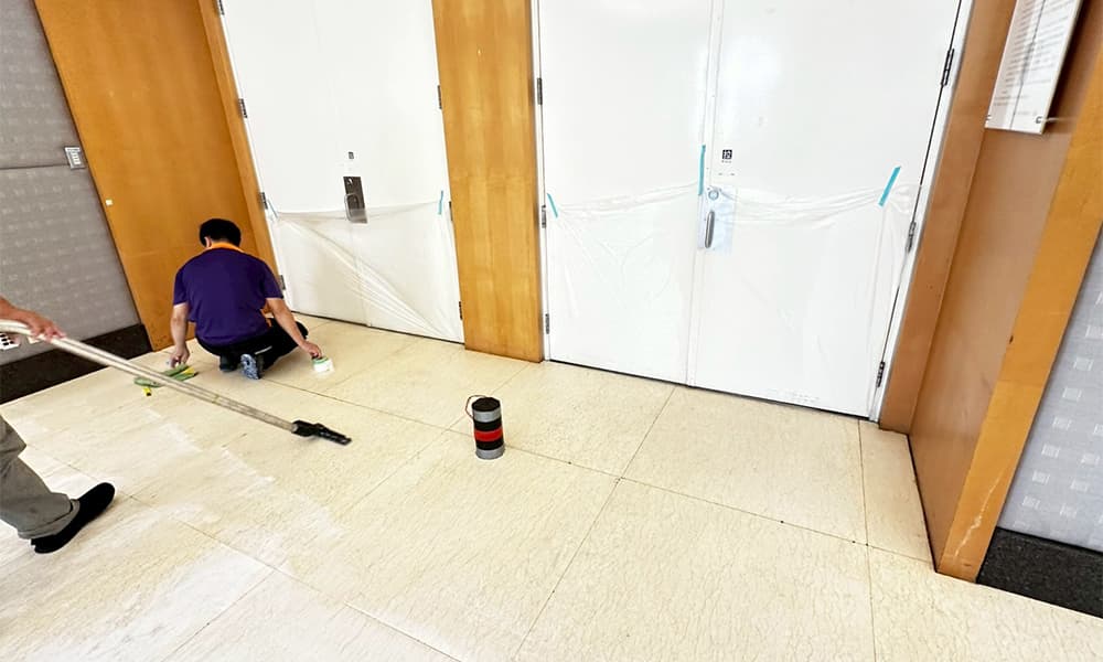 南山人壽地板研磨拋光